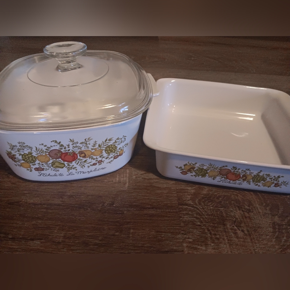 RARE 1970s Corning  L'Echalote La Sauge, Spice of Life - Picture 2 of 11